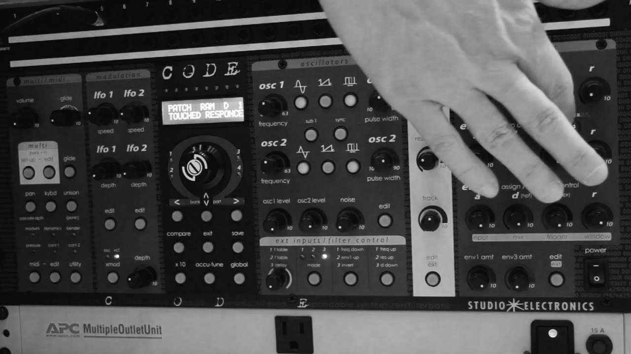 Studio Electronics CODE 8 Synthesizer Overdrive Demo