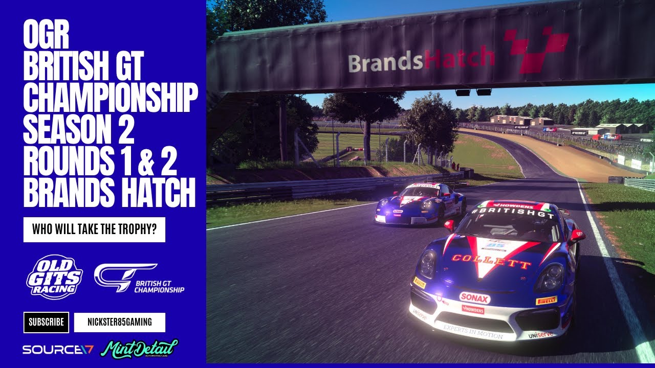 🏁LIVE GT7 OGR BRITISH GT CHAMPIONSIP S2 R1&2🏁