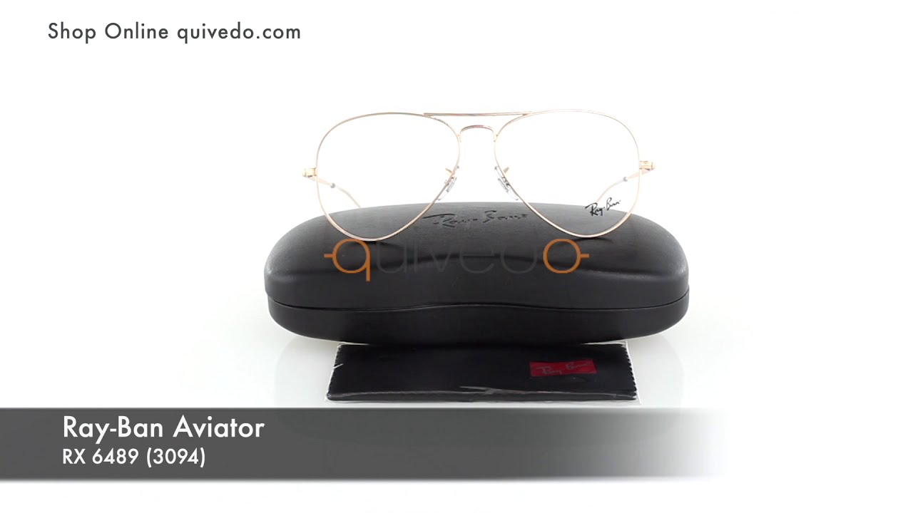 Ray Ban Aviator RX 6489 3094