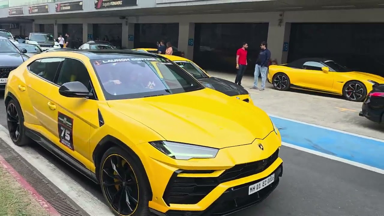 drag races lineup at launch control event at buddh international circuit 🏁 