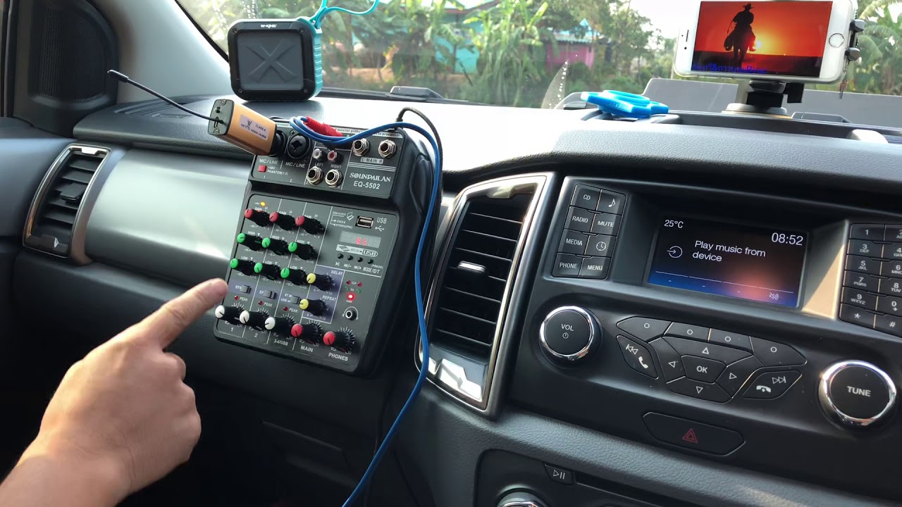 Mixer รีวิว มิกเซอร์ 4ch รุ่น EQ-5502 ใช้ในรถยนต์ สนใจสั่งซื้อ 083-442-9256 ราคา990บาท ส่งฟรี