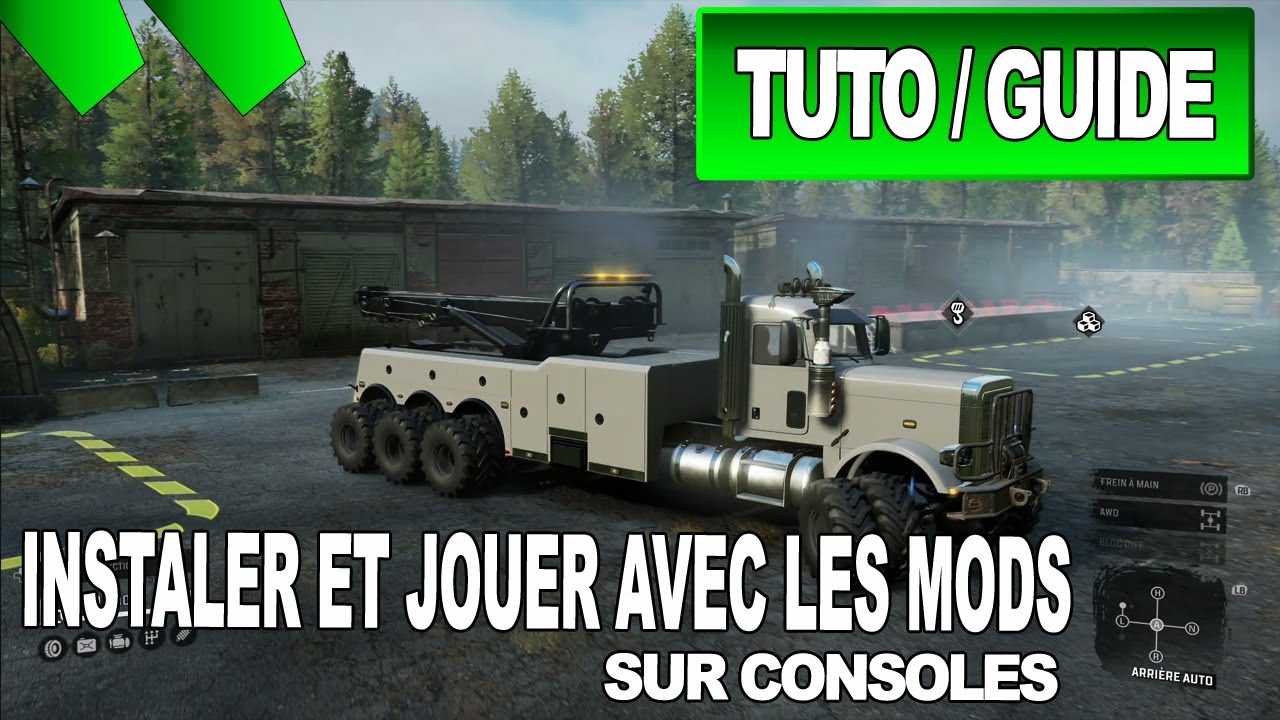 COMMENT INSTALER ET JOUER AVEC LES MODS SUR CONSOLES - SNOWRUNNER
