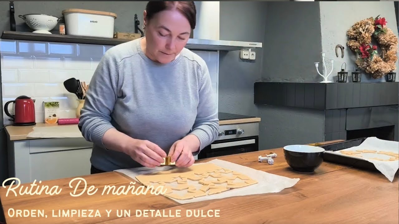Rutina de mañana en casa | Orden, limpieza y un detalle dulce | Hogar real