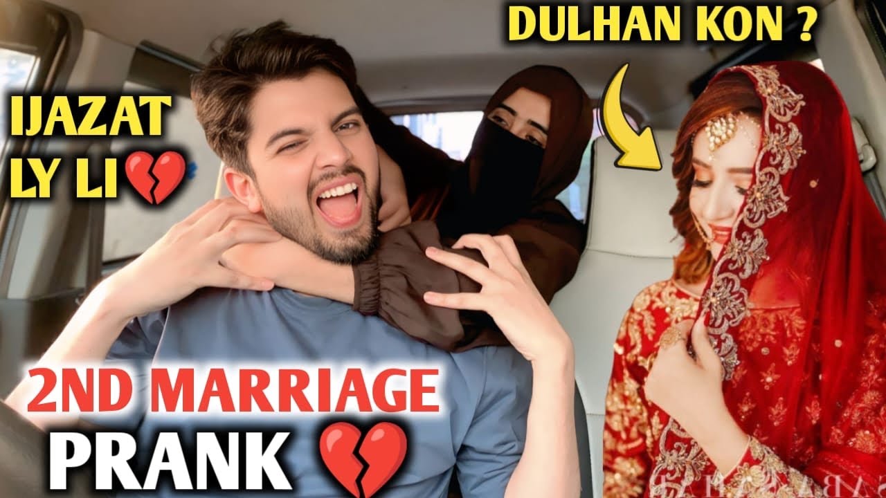 2nd Marriage Prank On Wife 🥵|| Haniya Rone Lag Gae 🥹 || Extremely Gone Wrong 😭