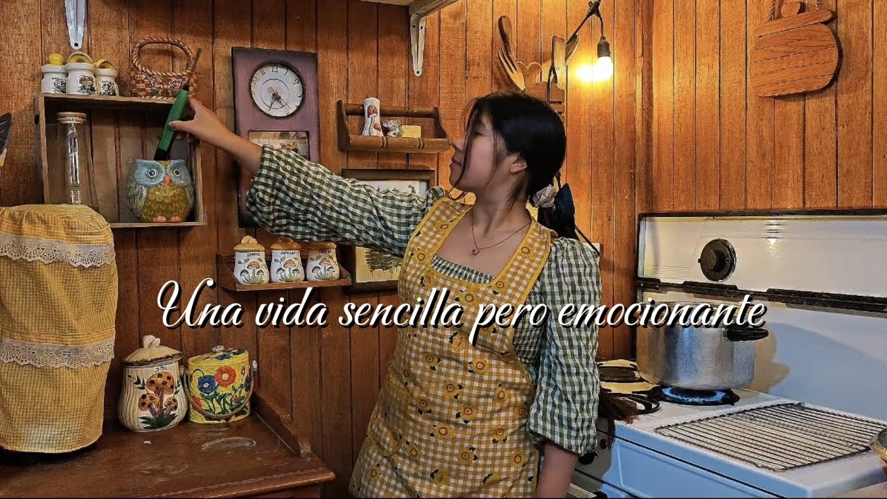 Lo emocionante de vivir una vida sencilla ✨Pinte el jardín, cocine saltado de patitas🥘