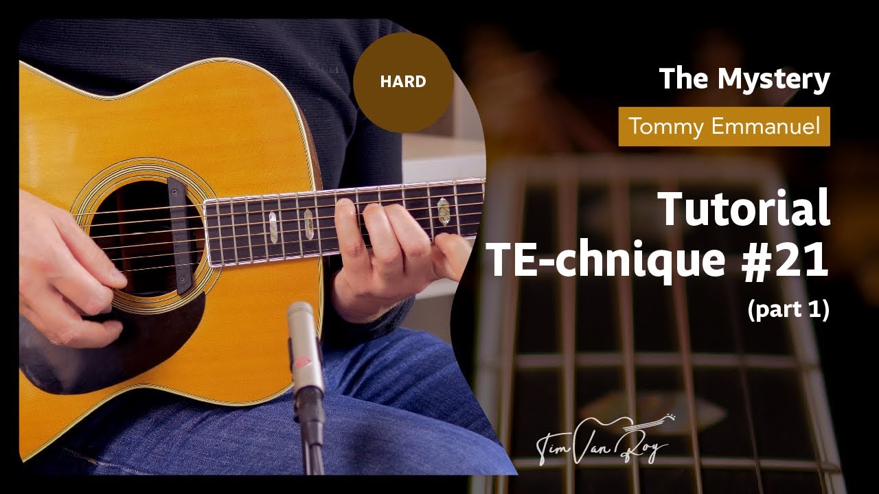The Mystery (Tommy Emmanuel) - Tutorial (Part 1)