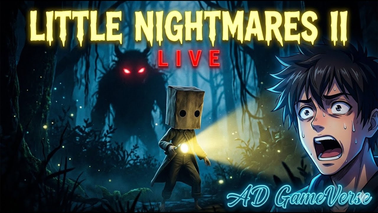 Little Nightmares II LIVE 🔴 | The Creepiest Horror Game Ever? 😱 PC Gameplay #Live #Bandhilki