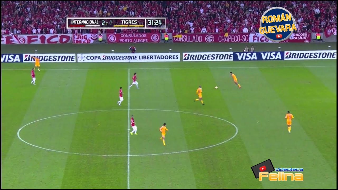 Internacional 2-1 Tigres Semifinal Ida Copa Libertadores 2015 HD