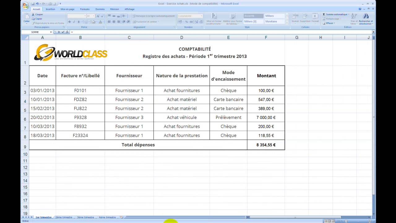Excel   7   Liaison