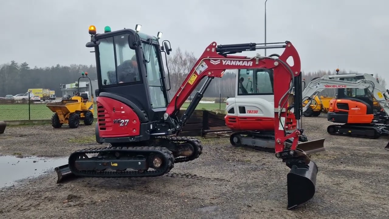 Minikoparka Yanmar Vio 27 2022r 1000mtg hydrauliczne szybkozłącze