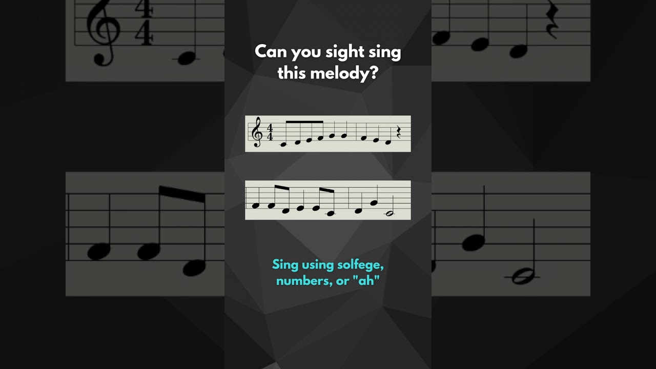 Sight Singing Test 1