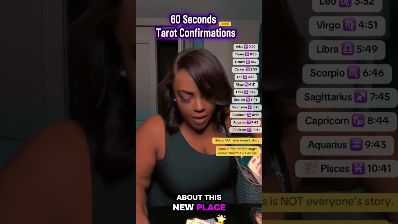 QUICK CONFIRMATIONS — ALL SIGNS 💕