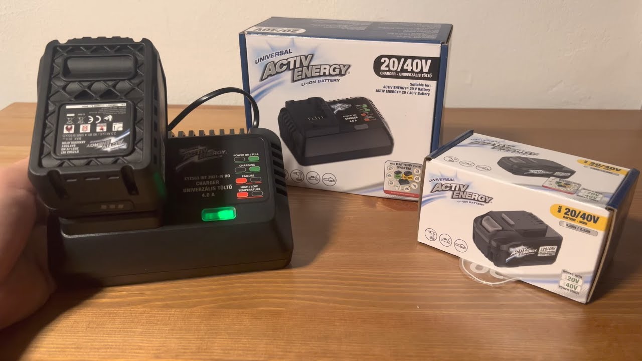 ACTIV ENERGY® Universal-Ladegerät - ACTIV ENERGY® 40 V Akku - Ferrex Akku und Ladegerät ALDI