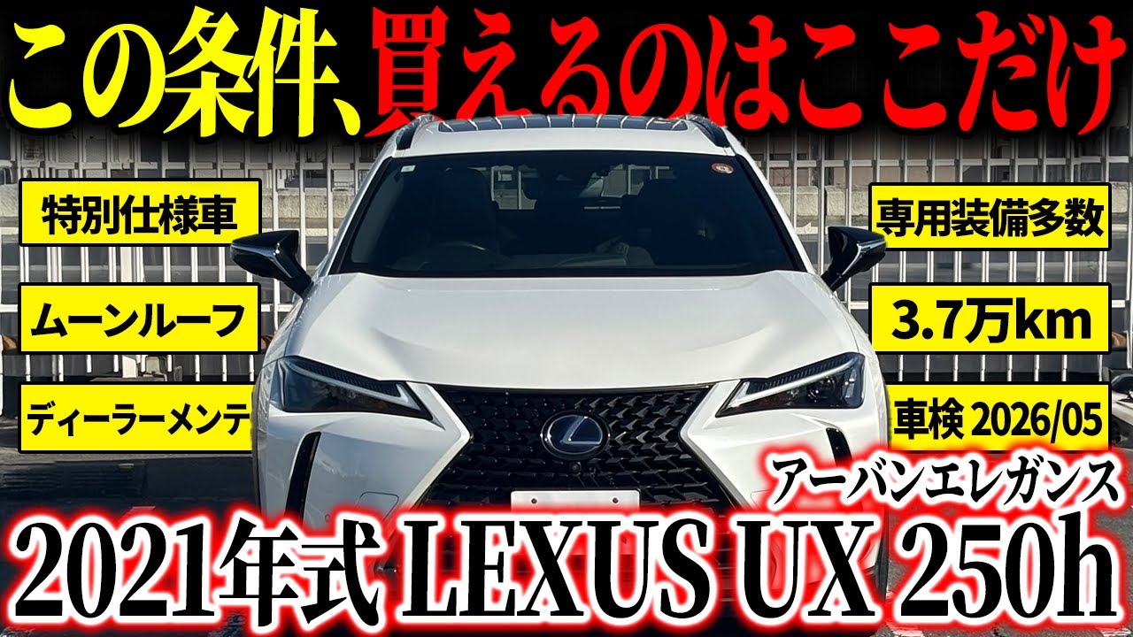 【UX250h アーバンエレガンス】魅力装備たっぷりの特別仕様車がカババに登場！