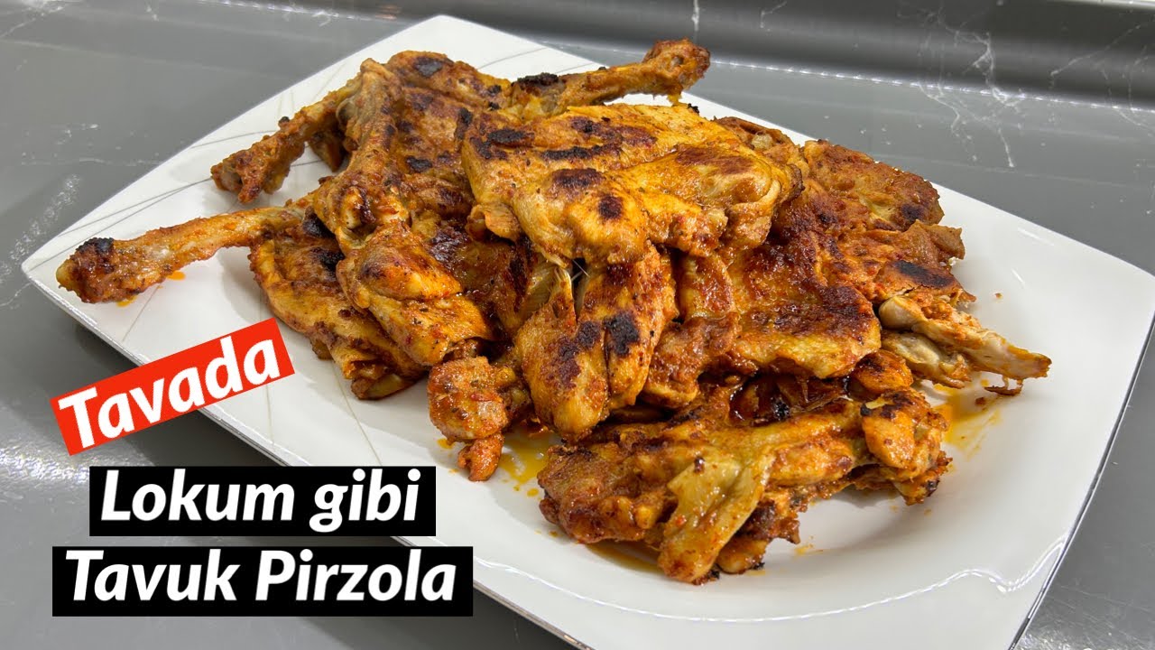 Izgara Tadında, Tavada Lokum Gibi Tavuk Pirzola