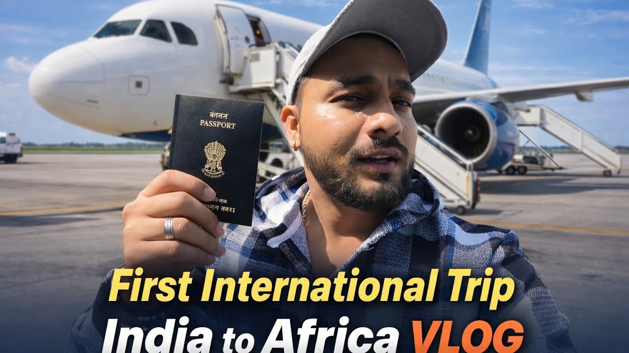 First Time Abroad 😍 || India to Africa Travel Vlog ✈️🌍🧳|| Anandpandey555 || 