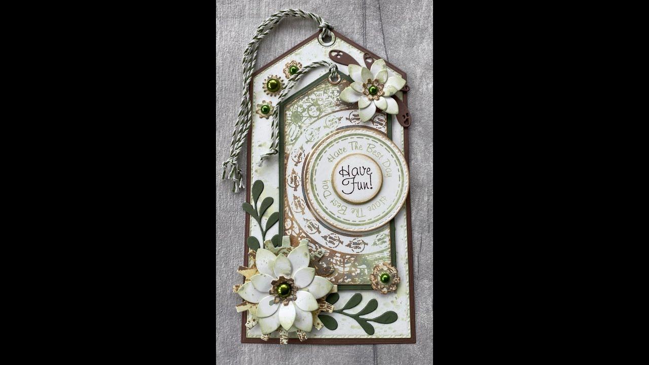Sentimentally Yours Vintage Paraphernalia Sentiment Medallion Tag
