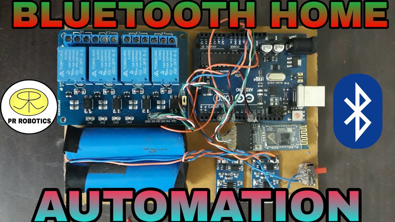 #16 BT HOME AUTOMATION (Rechargeable)||☆Arduino  projects☆|| PR ROBOTICS