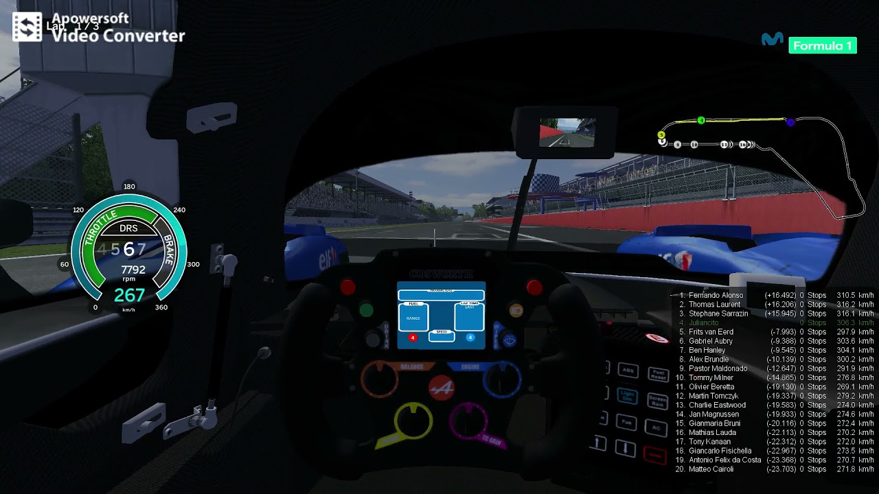 rFactor - Alpine A470 LMP2 gameplay - @Monza