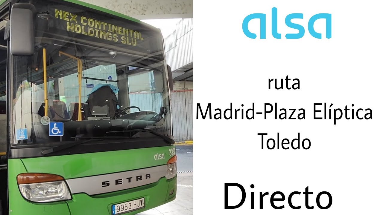 Madrid Plaza Elíptica - Toledo (directo) con ALSA