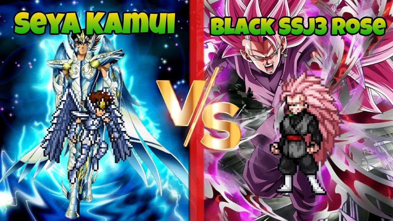 Jump Force MUGEN Seiya Kamui vs Black SSJ3 Rose