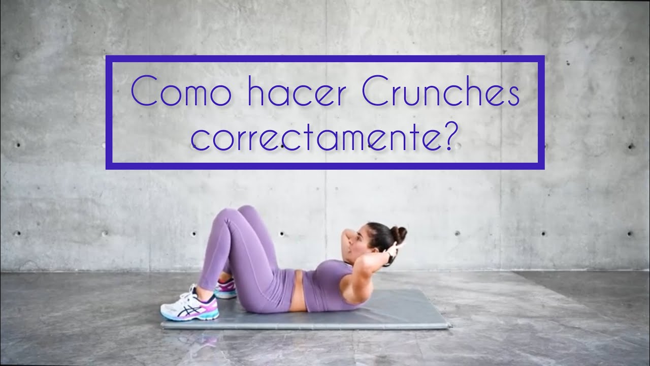 Como hacer Abdominales Crunches correctamente!