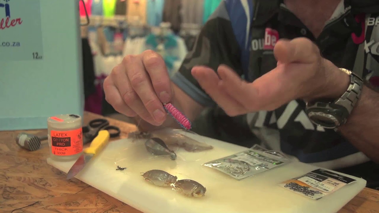BAITS - How to bait a Sealice & Chokka Bait on a Dingle Dangle