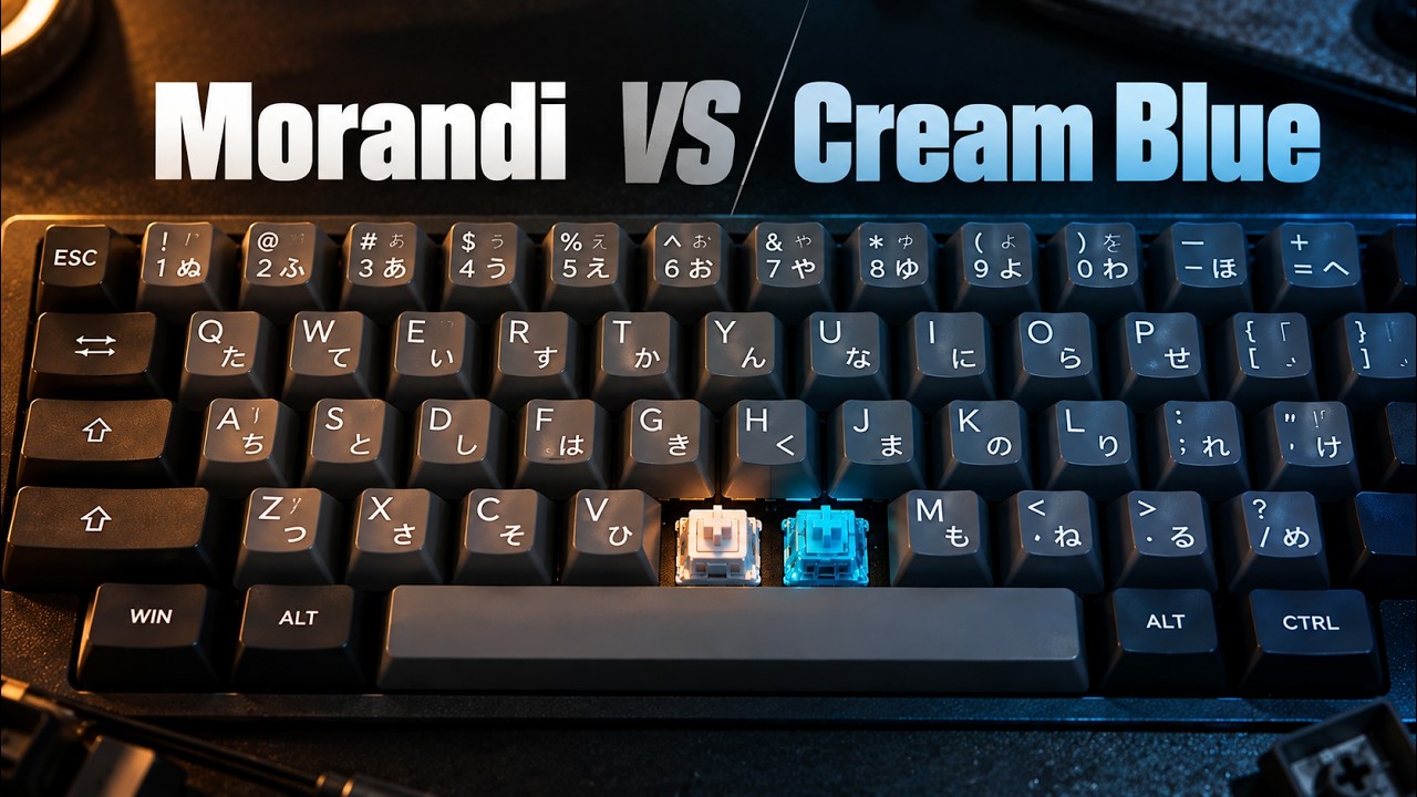 Wuque Studio Morandi vs Akko Cream Blue V3 Pro