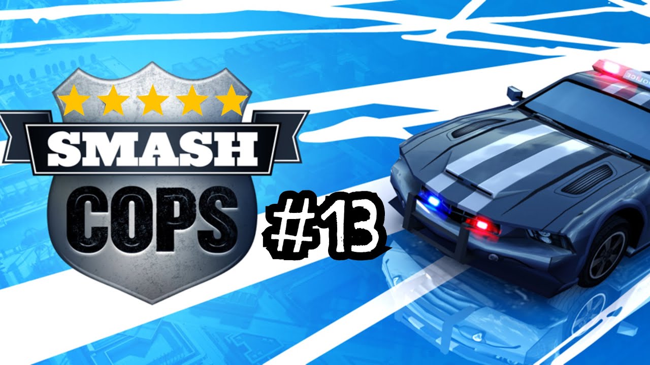 Smash Cops level #13 5 red stars pursue and arrest the three sports cars walkthrough Ipad2