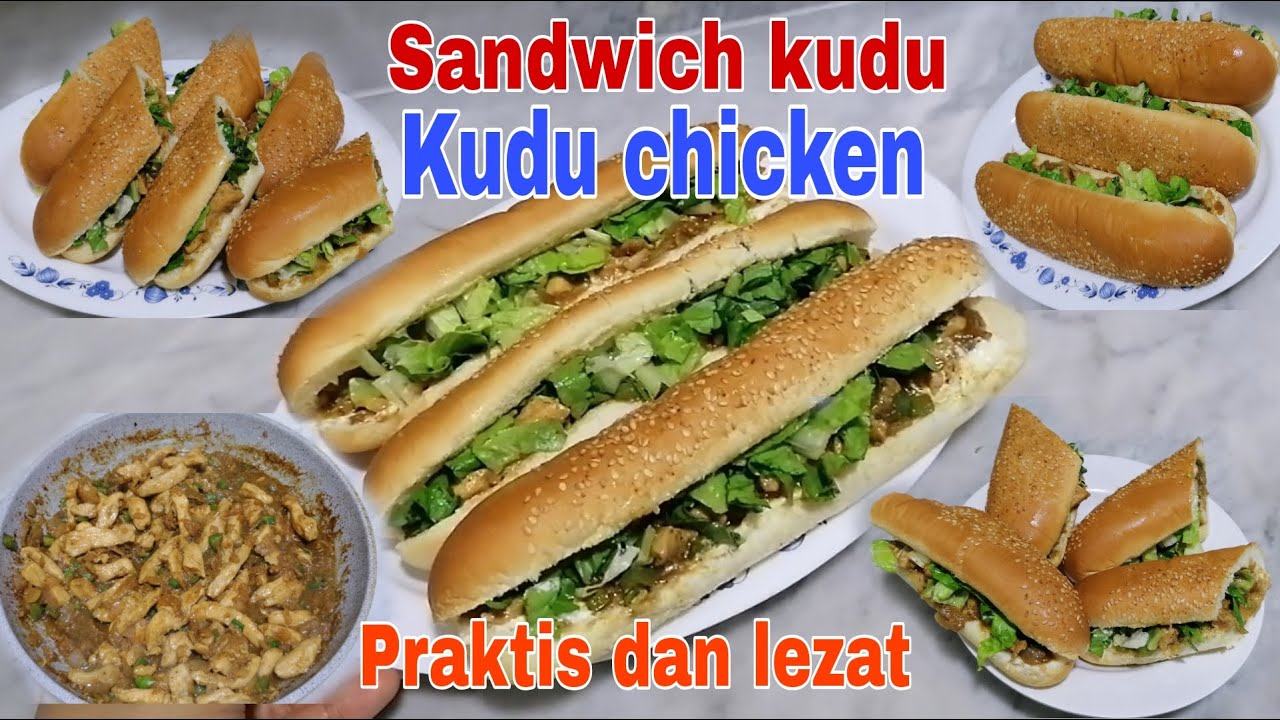 Cara membuat kudu sandwich chicken // arabian recipe // praktis dan lezat