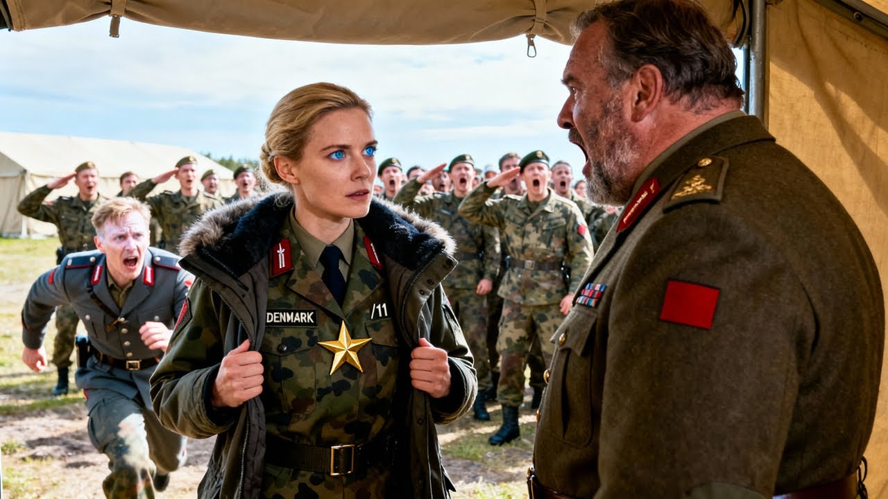 Seniorsergenten ydmyger en kvinde - indtil hun lyner sin jakke ned