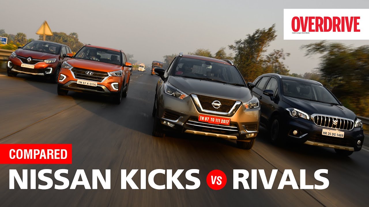 Nissan Kicks v Hyundai Creta v Renault Captur v Maruti Suzuki S-Cross  | OVERDRIVE