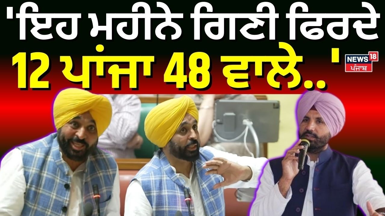 CM Mann: 'ਇਹ ਮਹੀਨੇ ਗਿਣੀ ਫਿਰਦੇ 12 ਪਾਂਜਾ 48 ਵਾਲੇ..'| Warring| Sukhbir Badal| Budget Session