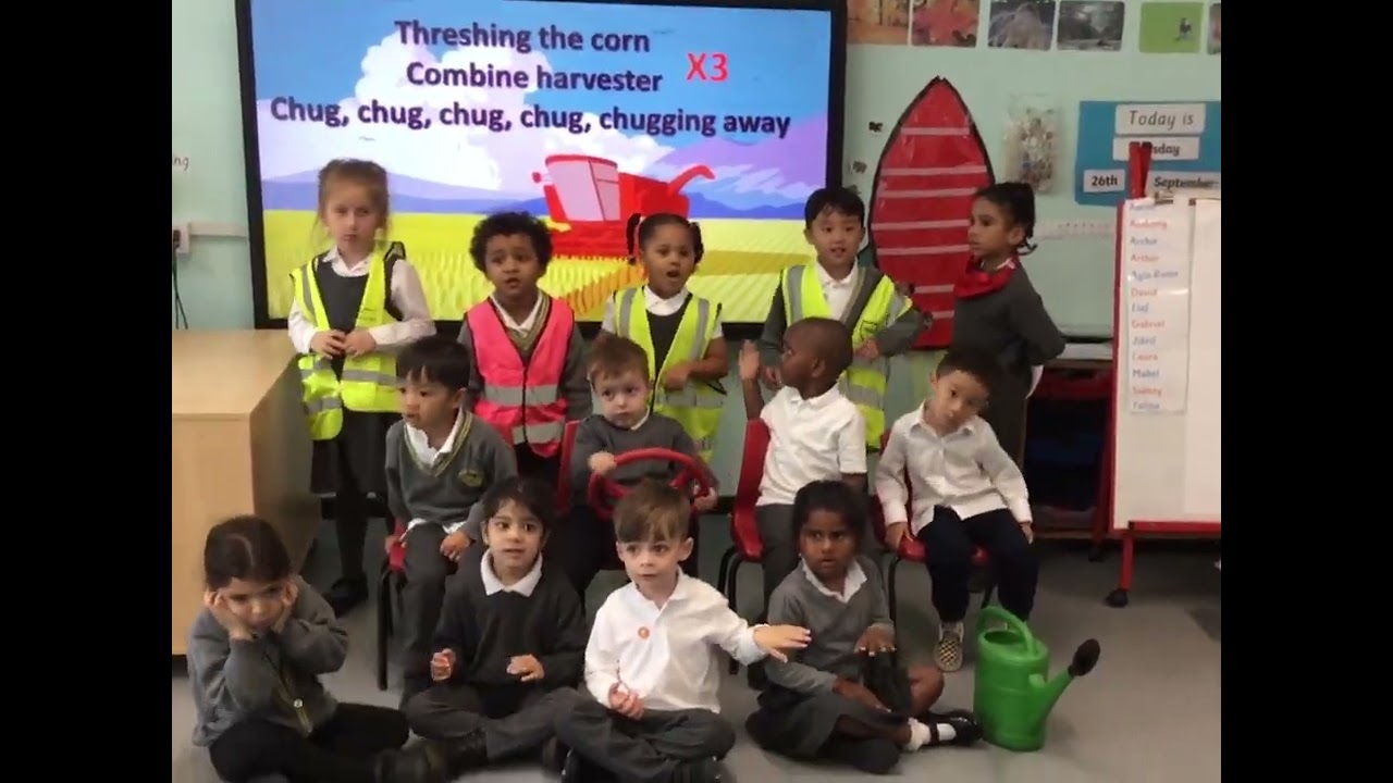 The William Hogarth School early years harvest video