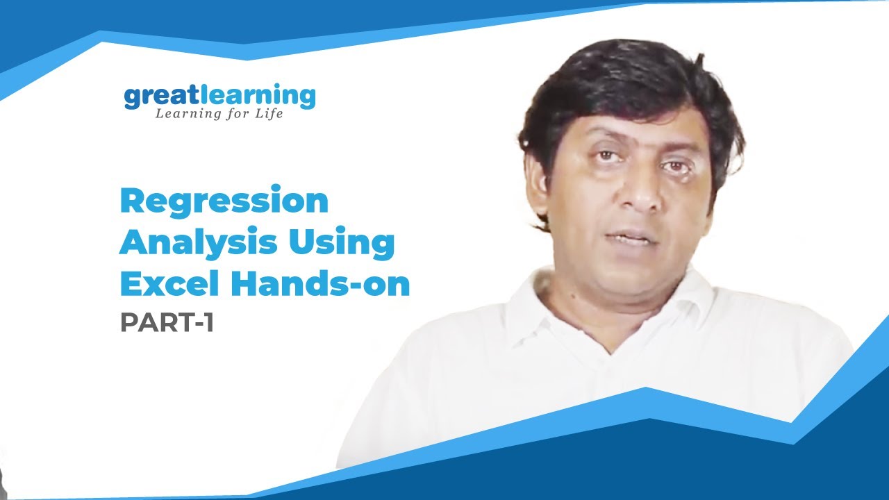 Regression Analysis using Excel Hands-On | Predictive Modelling [Part (1/4)] -Tutorial for Beginners