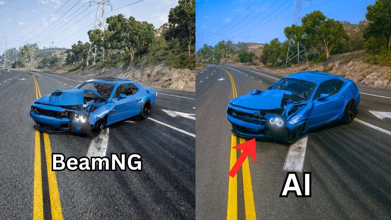 BeamNG.Drive против ИИ #5 ✨️
