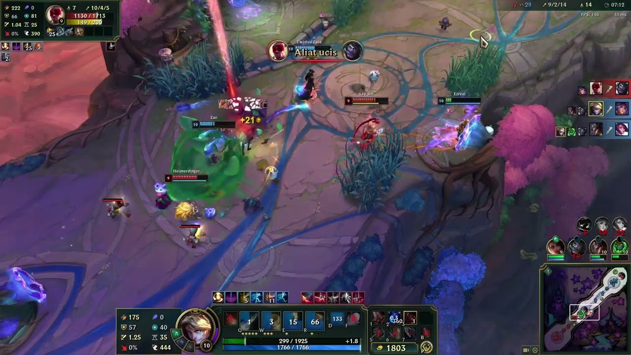 League of Legends-Ezreal ARAM (Gameplay)