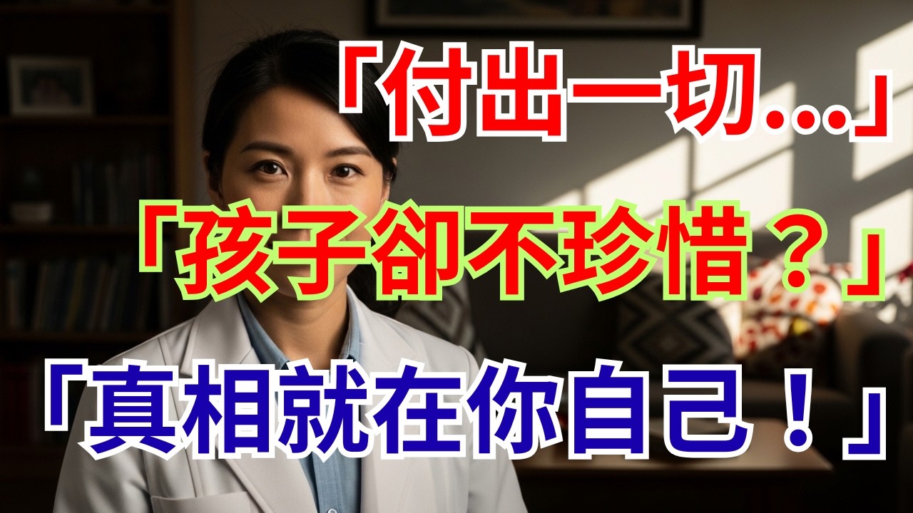揭露孩子忘恩負義行為背後的殘酷真相！讓我們立即改變這種狀況！
