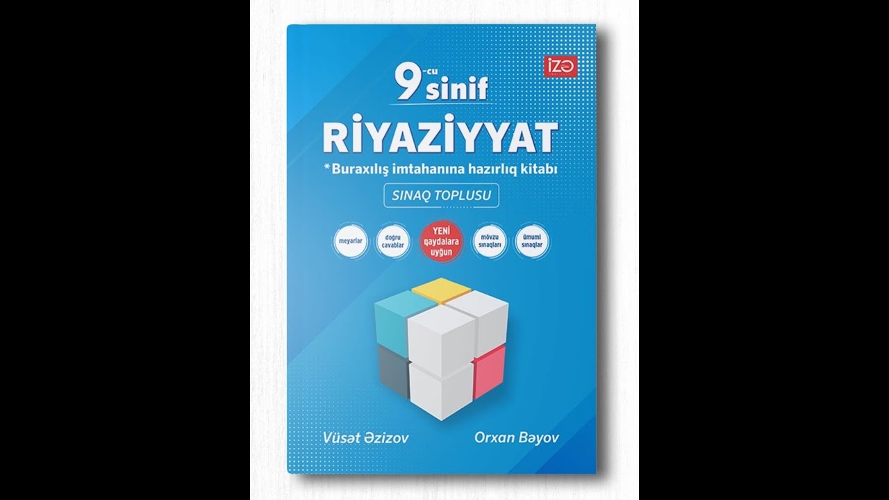 9 cu sinif buraxılış imtahani riyaziyyat MSİ 5.2 izə