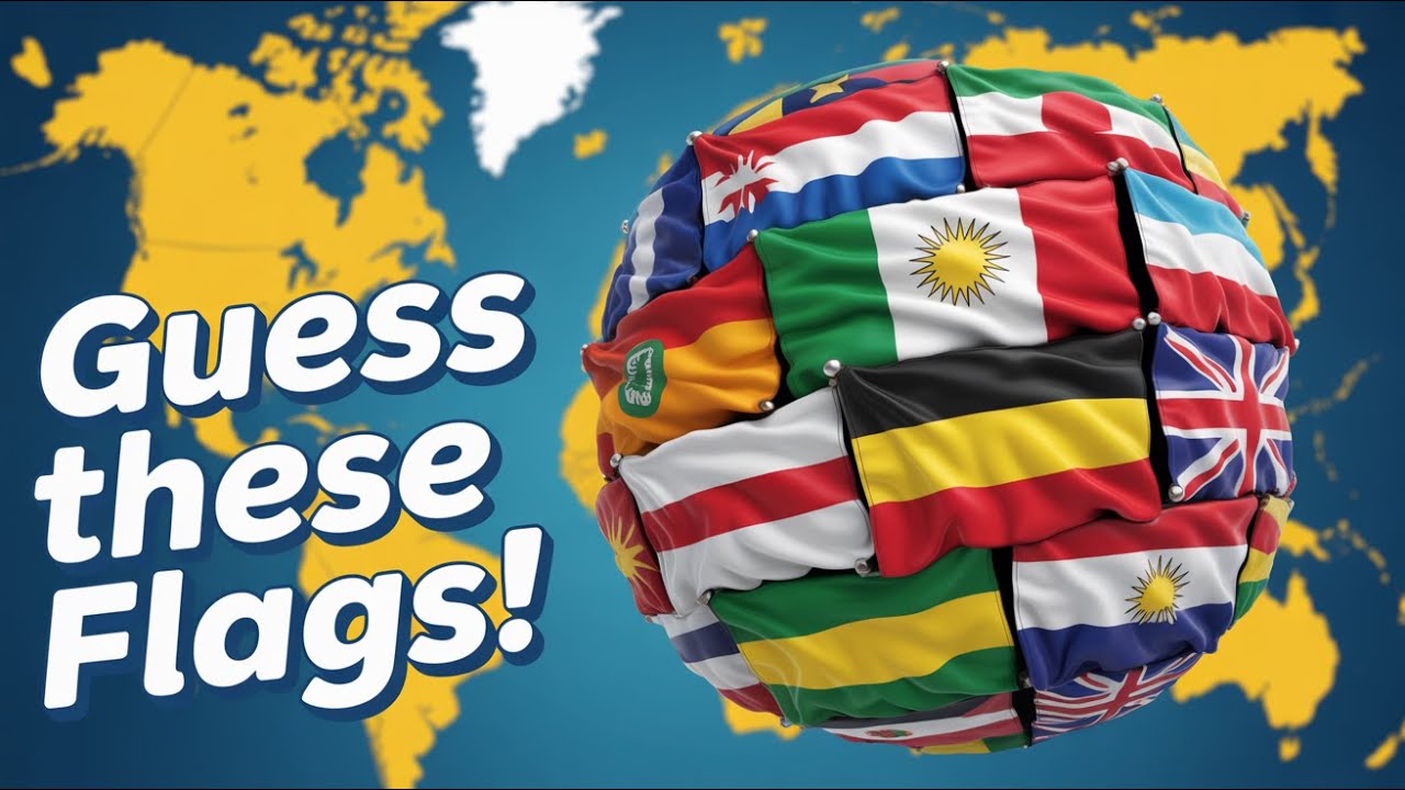 50 Flags Challenge: Can You Guess Them All? 🌍| #GeographyQuiz #FlagQuiz #GuessTheCountry #Trivia