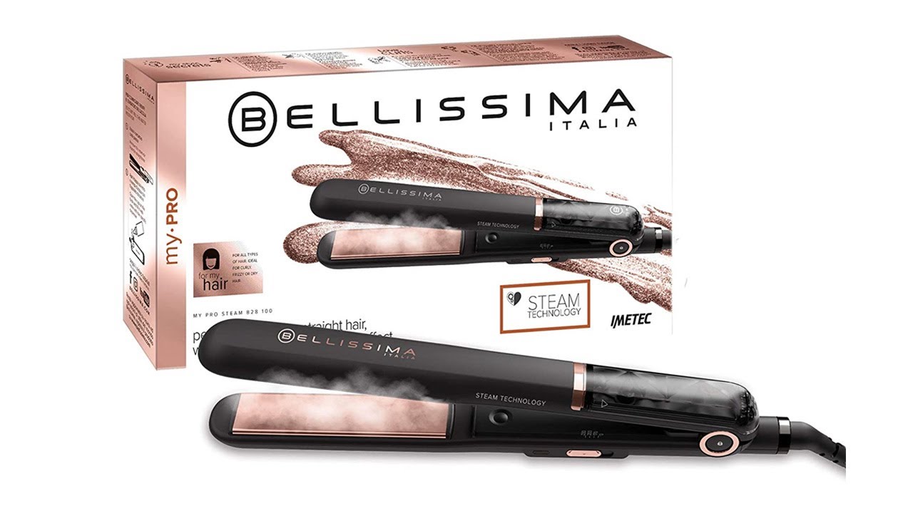 Bellissima B28 100 My Pro Steam Professional Hair Straightener Unboxing and Review