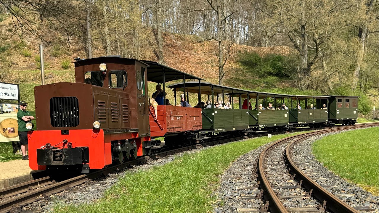Sonderfahrt Sachsen - Tag 4, die Waldeisenbahn von Muskau ￼