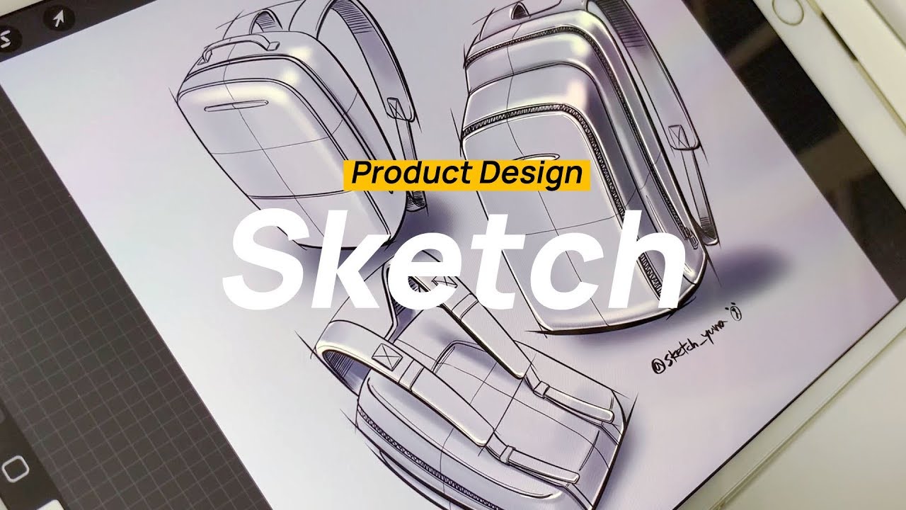 iPad pro Product Design Sketch (Procreate) 제품 디자인 스케치