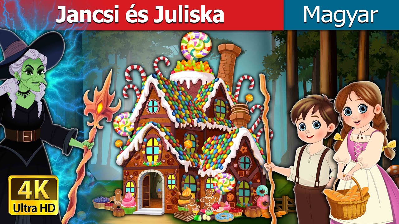 Jancsi és Juliska | Hansel and Gretel in Hungarian | @HungarianFairyTales