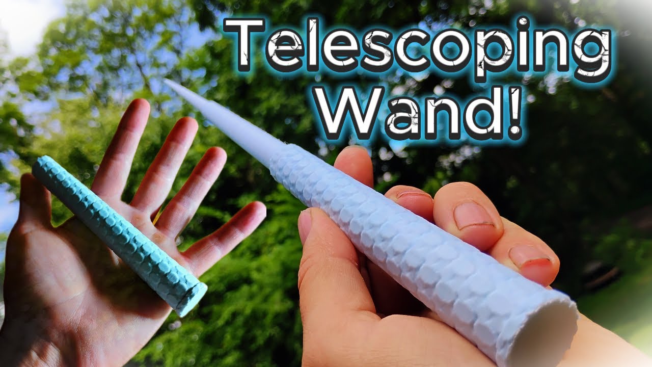 Tinkercad Tutorial! Telescoping Magic Wand That Really Works! Yay!
