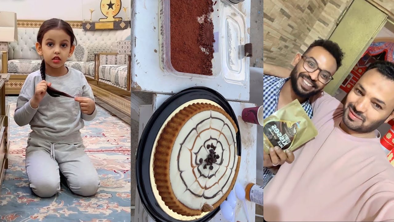 أبو دانة القحطانــي  يجهز القهوة والحلى للمشروع