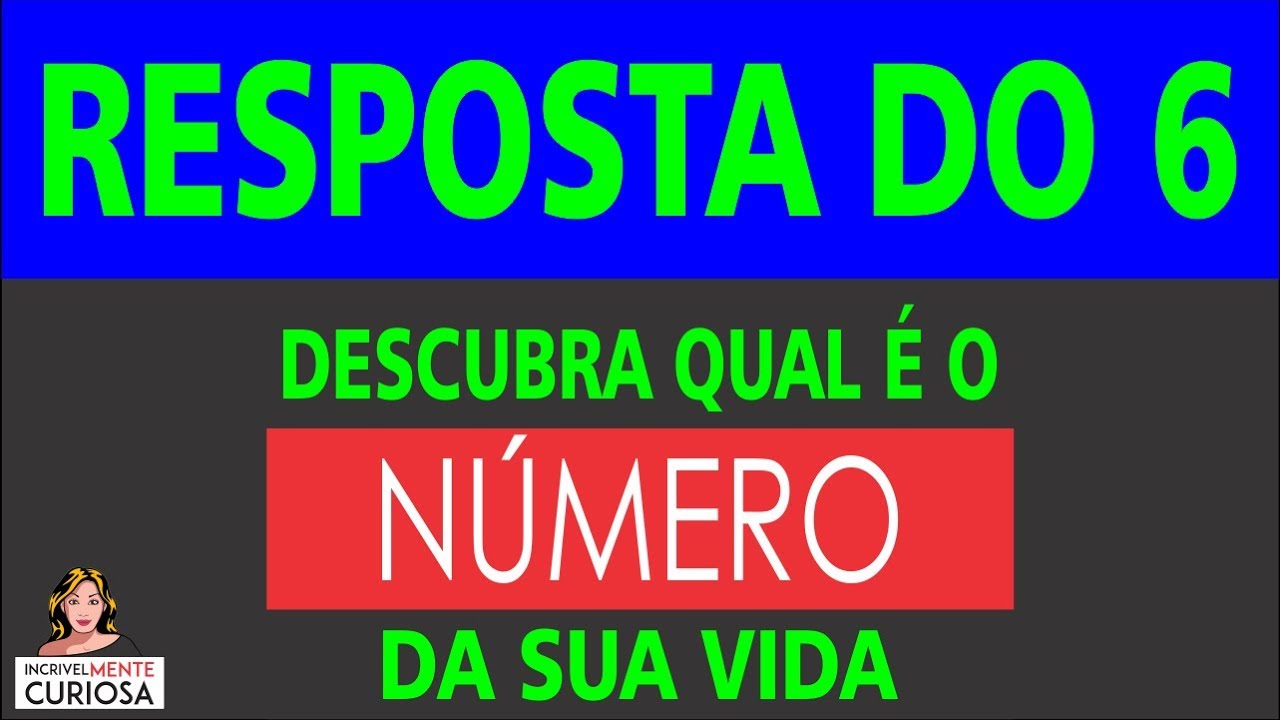 N&Uacute;MERO 6 - COMPLEMENTO DA RESPOSTA DO V&Iacute;DEO ANTERIOR