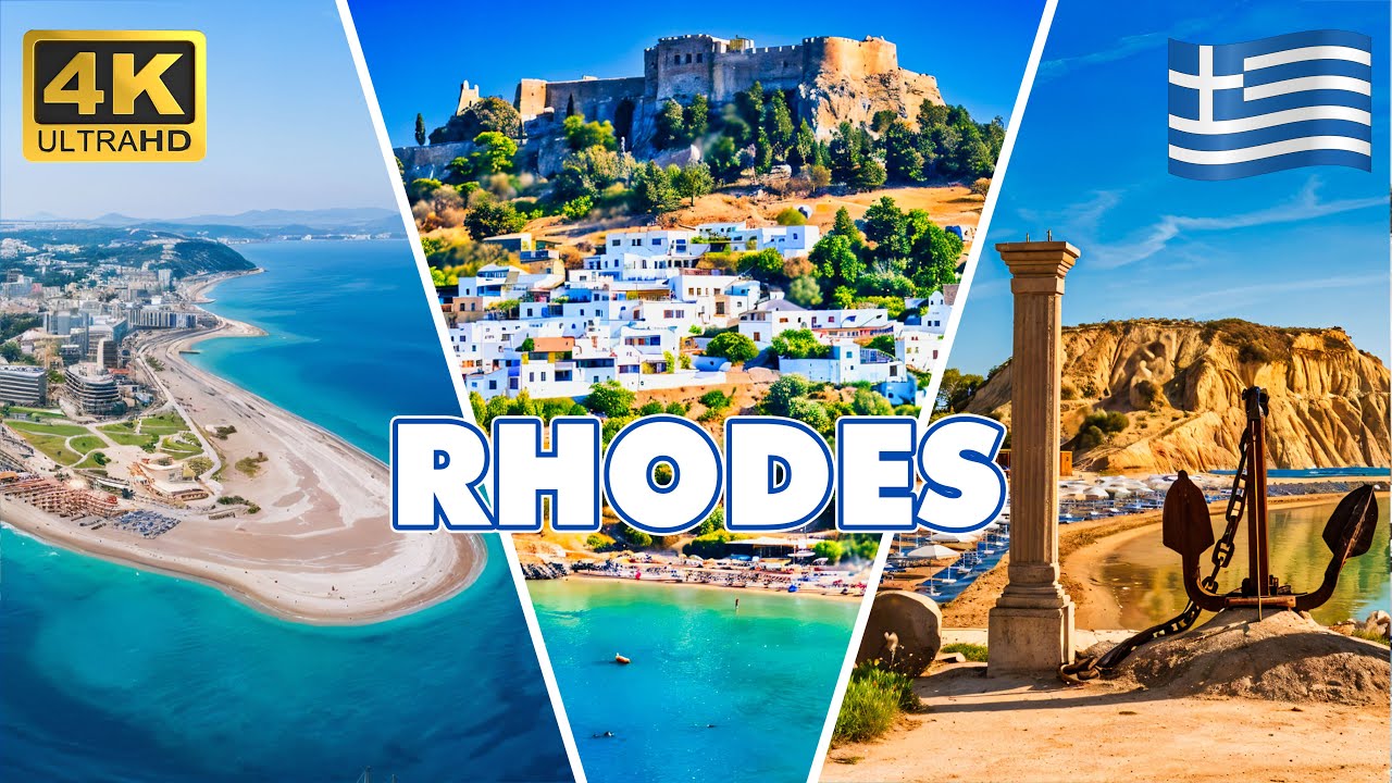 RHODES Island - Greece 🇬🇷 | Best Beaches & Attractions! 🌟🏖️ | Travel Guide [4K UHD]