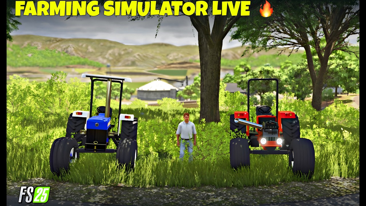 fs25 #fs25gameplay #tractor #tractorwalanewgame #tractorstunt #tractorstunt #gaming #freemode #arjun