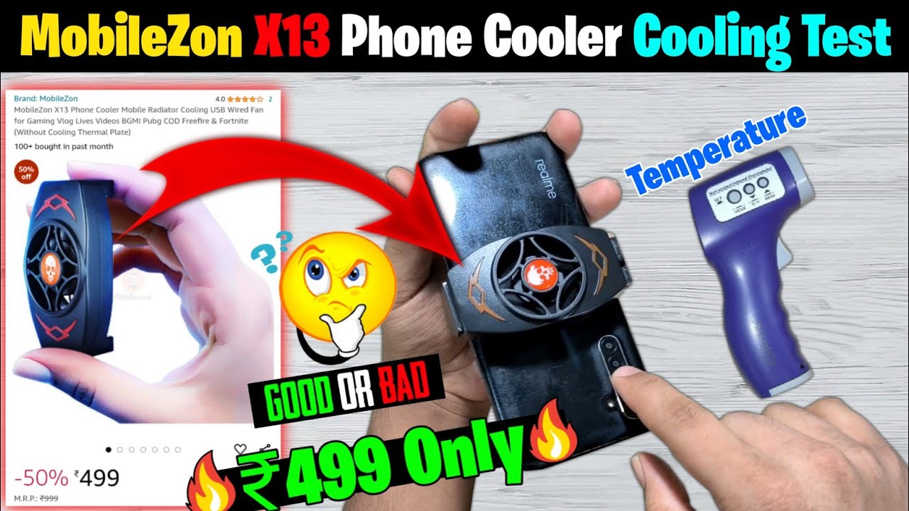 MobileZon X13 Phone Cooler Unboxing And Review